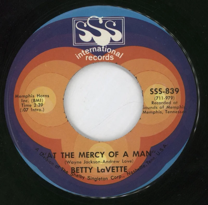 Betty Lavette Take Another Little Piece Of My Heart / At The Mercy Of A Man US 7" vinyl