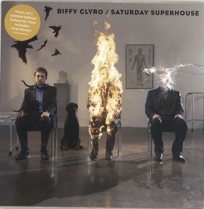Biffy Clyro Saturday Superhouse - Orange Vinyl UK 7" vinyl
