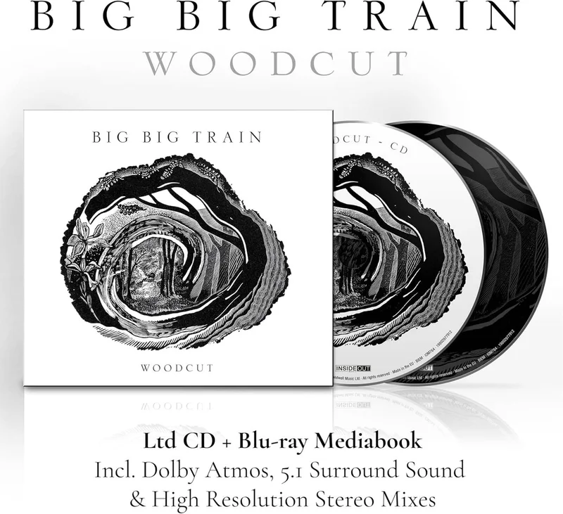 Big Big Train Woodcut - CD + Blu-Ray 5.1 | Dolby Atmos Mix - Mediabook - Sealed UK CD album