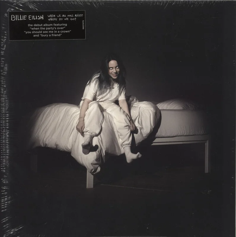 Billie Eilish When We All Fall Asleep, Where Do We Go ? - Glow In The Dark Vinyl - Sealed UK Vinyl LP