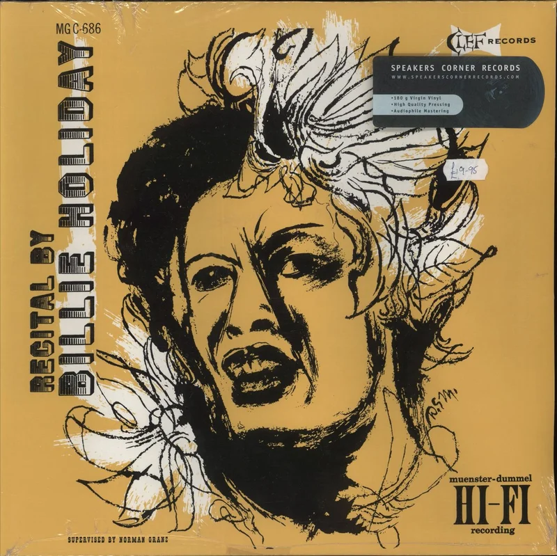 Billie Holiday Recital By Billie Holiday - 180gram - Sealed German Vinyl LP