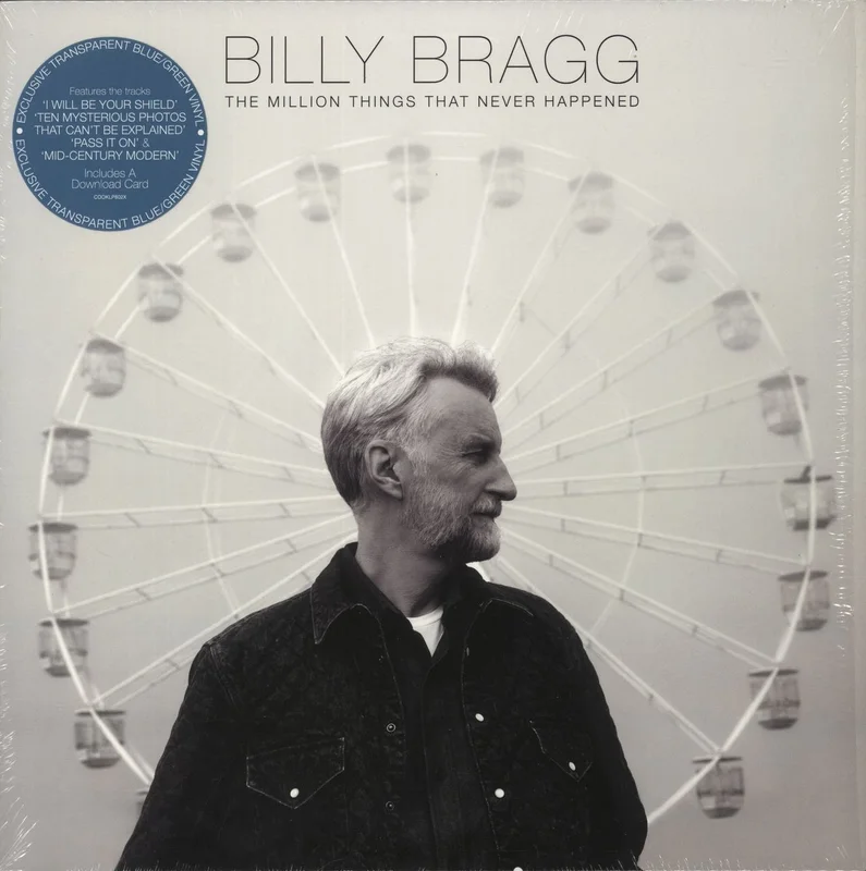 Billy Bragg The Million Things That Never Happened - Blue/Green Vinyl UK Vinyl LP