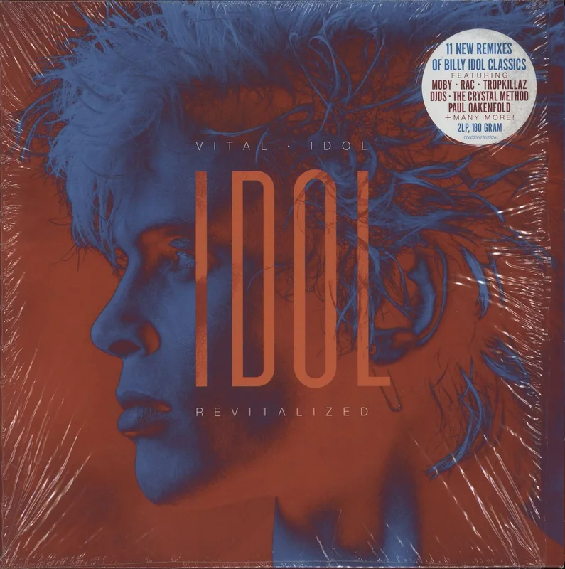 Billy Idol Vital Idol: Revitalized - Orange & Blue Vinyl UK 2-LP vinyl set