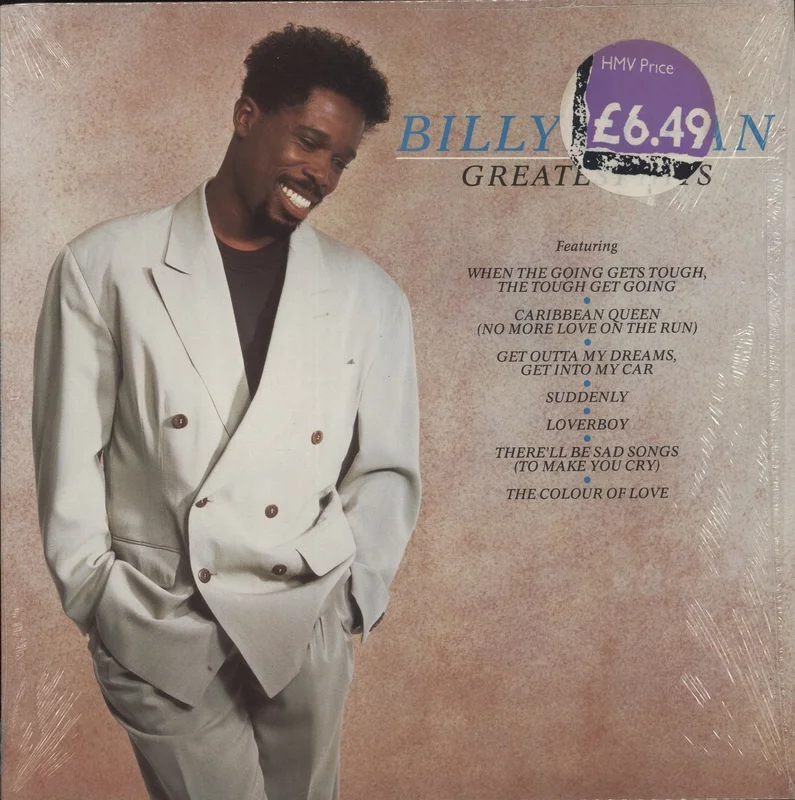 Billy Ocean Greatest Hits - shrink UK Vinyl LP