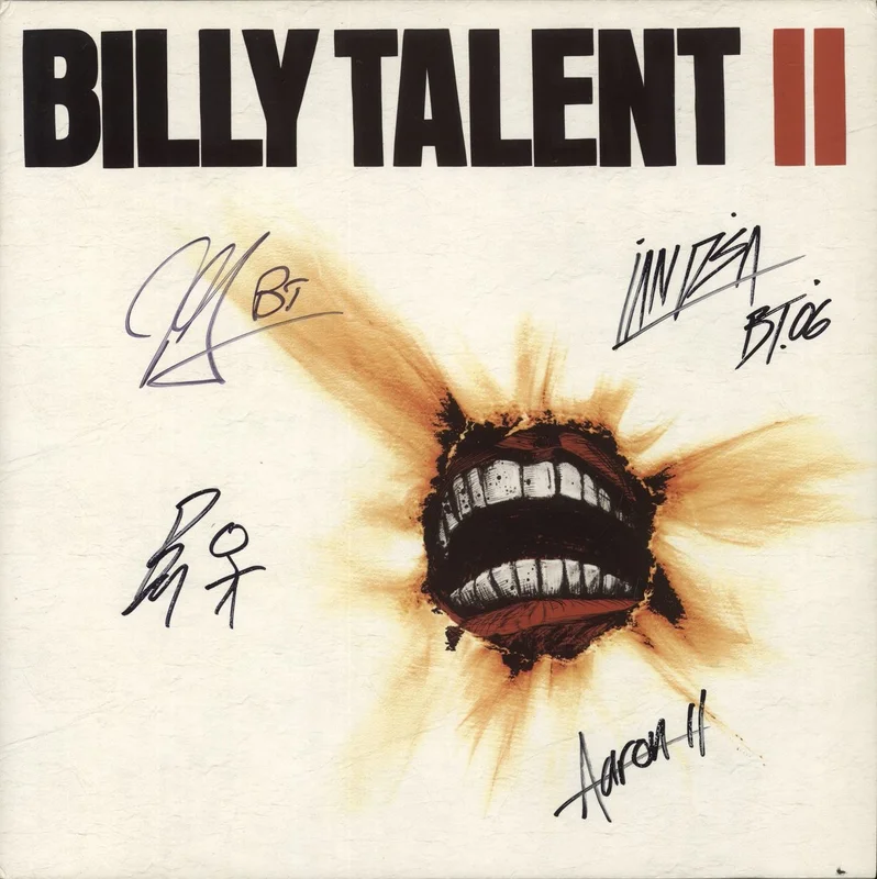 Billy Talent Billy Talent II - Autographed UK 2-LP vinyl set