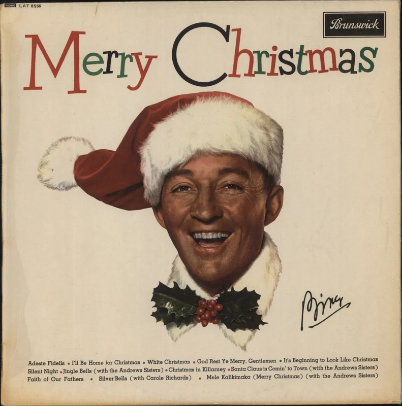 Bing Crosby Merry Christmas UK Vinyl LP
