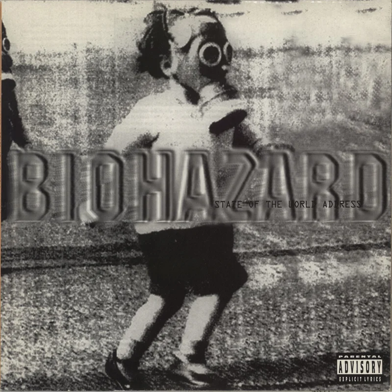 Biohazard State Of The World Address - Promo Sticker UK Promo Vinyl LP