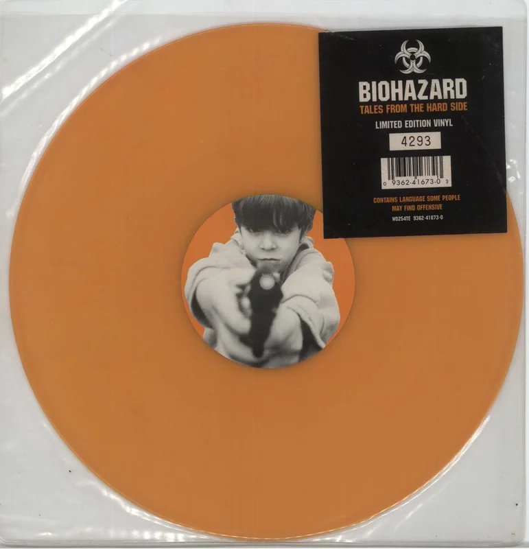 Biohazard Tales From The Hard Side - Orange Vinyl UK 10" vinyl