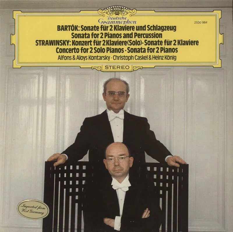 Bla Bartk Sonate Fr 2 Klaviere Und Schlagzeug / Konzert Fr 2 Klaviere (Solo) Sonate Fr 2 Klaviere German Vinyl LP