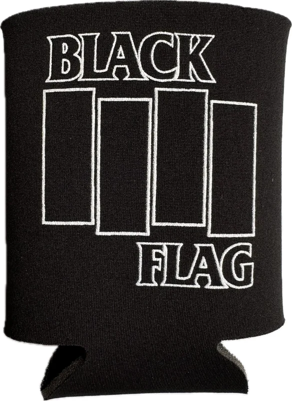 Black Flag - Bars and Logo Can Sleeves White Sleeve