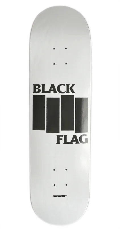 Black Flag - Bars & Logo Skateboard Popsicle Deck