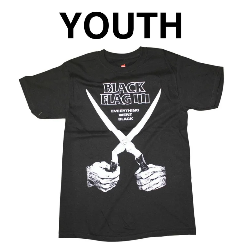 Black Flag - Everything Went Black Youth T-Shirt