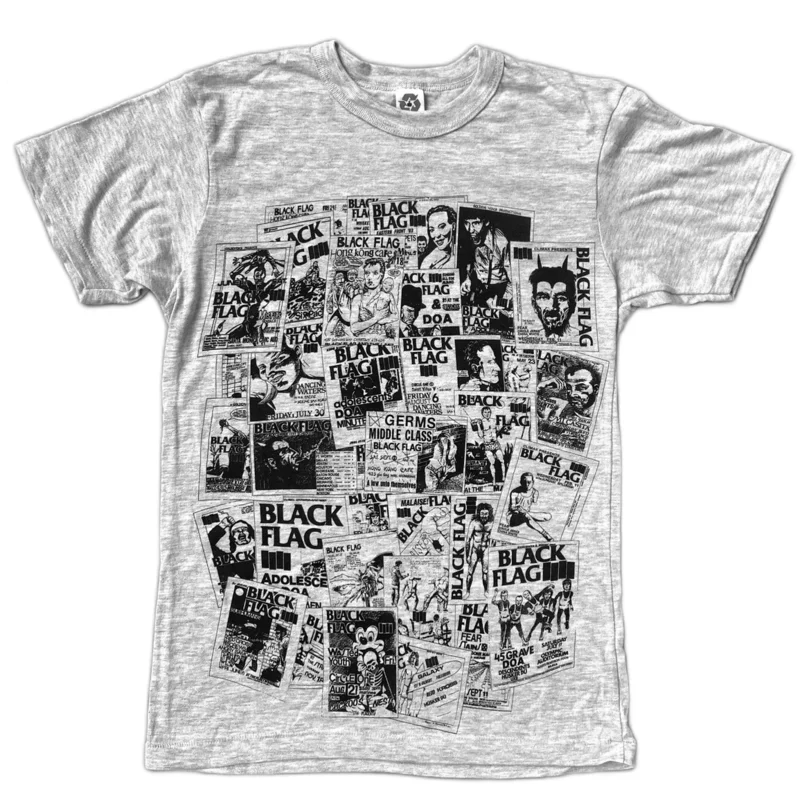 Black Flag - Flyers T-Shirt Alternative Apparel