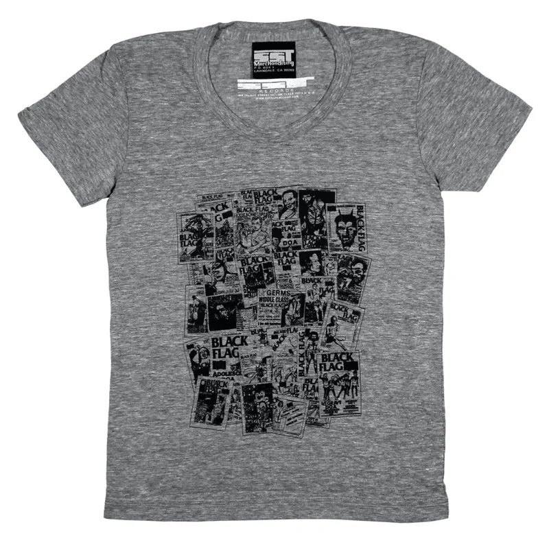 Black Flag - Flyers T-Shirt American Apparel