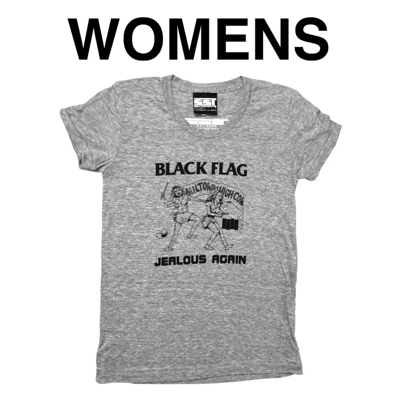 Black Flag - Jealous Again Women's T-Shirt American Apparel