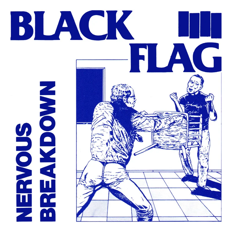 Black Flag - Nervous Breakdown- 7" inch vinyl record