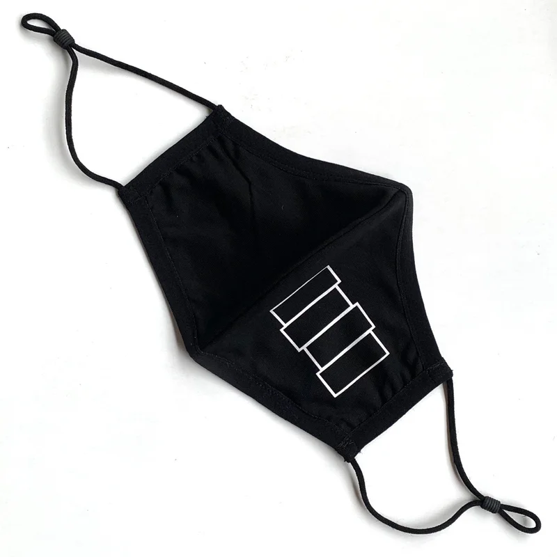 Black Flag - Outlined Bars Face Mask