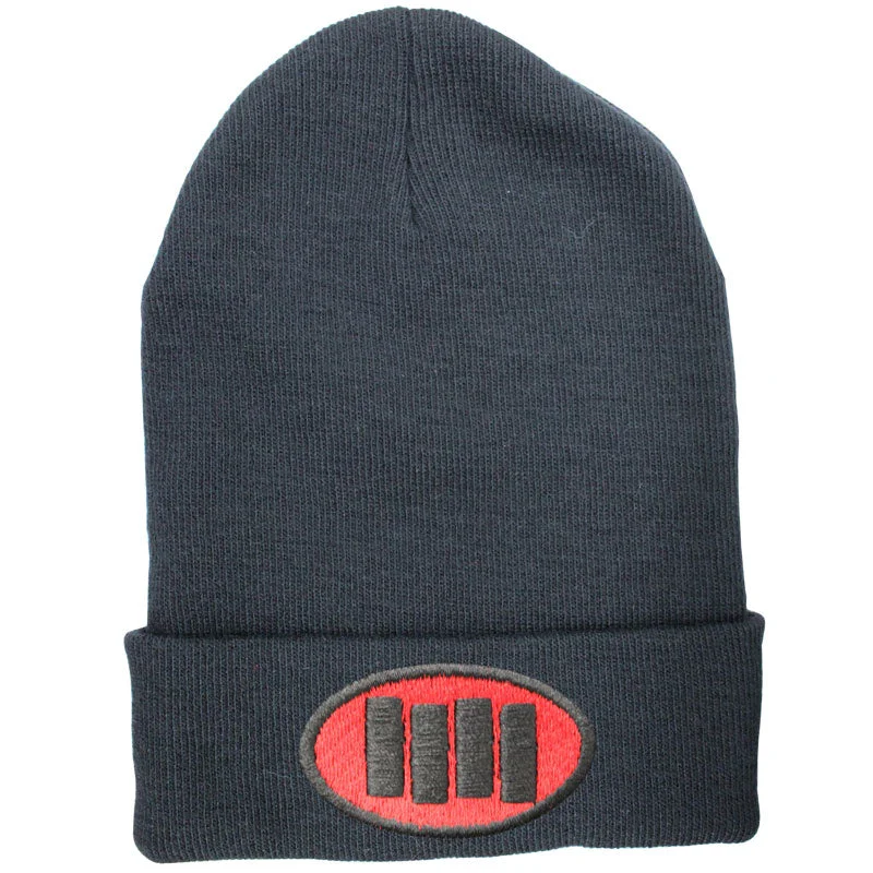 Black Flag - Oval Bars Knit Cap
