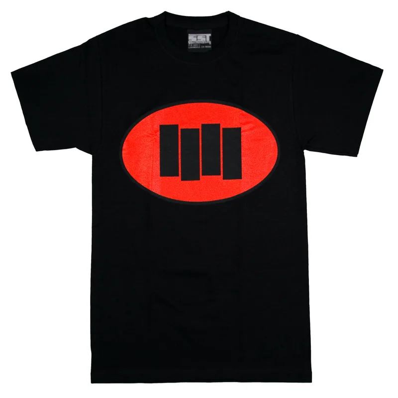 Black Flag - Oval Bars T-Shirt Black