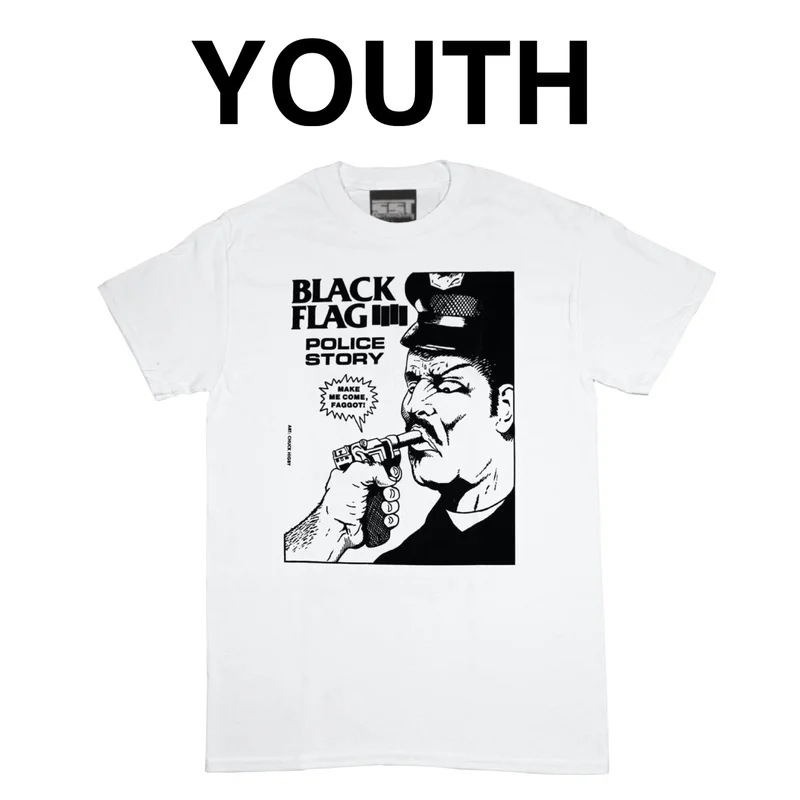 Black Flag - Police Story Youth T-Shirt