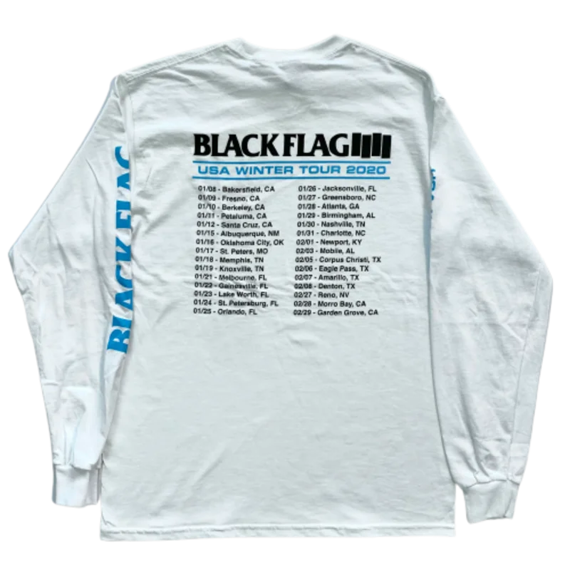 Black Flag - US Winter Tour 2020 Long Sleeve T-Shirt