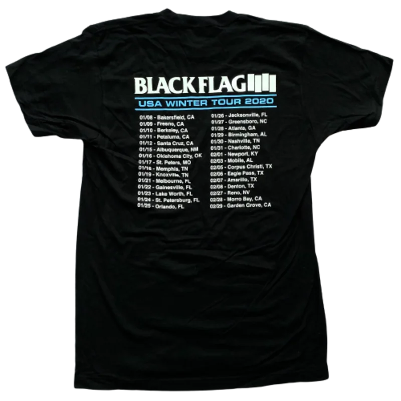 Black Flag - US Winter Tour 2020 T-Shirt