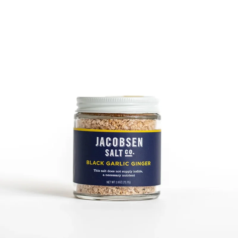Black Garlic Ginger Sea Salt
