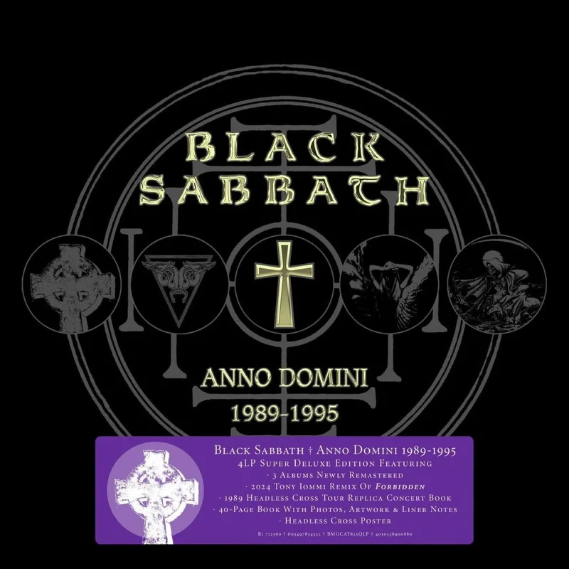 Black Sabbath Anno Domini 1989-1995: Super Deluxe Edition 4LP - Sealed Box UK Vinyl box set