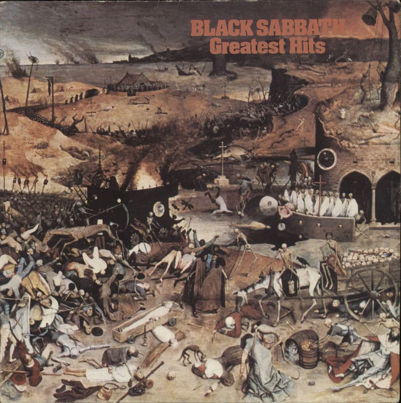 Black Sabbath Greatest Hits - Textured Sleeve - VG UK Vinyl LP