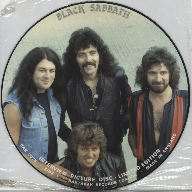 Black Sabbath Interview Picture Disc UK Picture disc LP