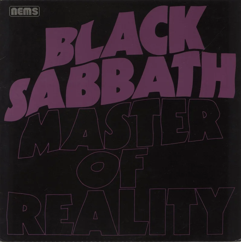 Black Sabbath Master Of Reality - Glossy Garrodprint Sleeve UK Vinyl LP