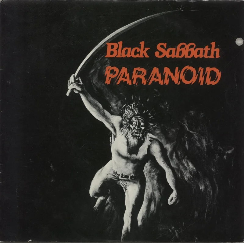 Black Sabbath Paranoid - Deletion hole UK 7" vinyl