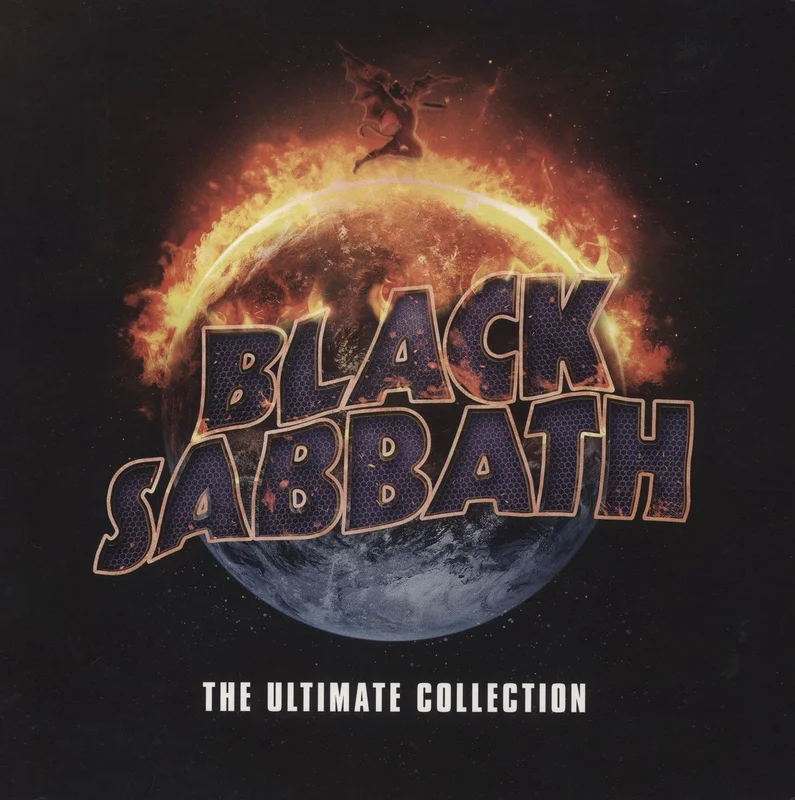 Black Sabbath The Ultimate Collection: 50th Anniversary - Gold Vinyl UK 4-LP vinyl set