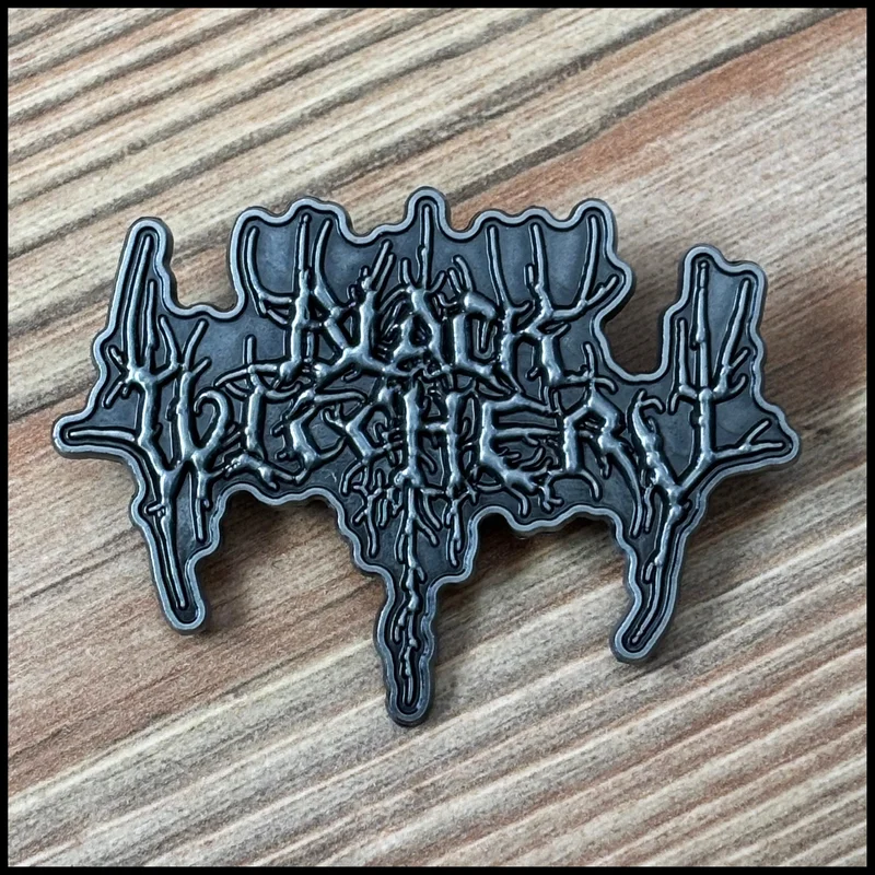 BLACK WITCHERY: official metal pin badge