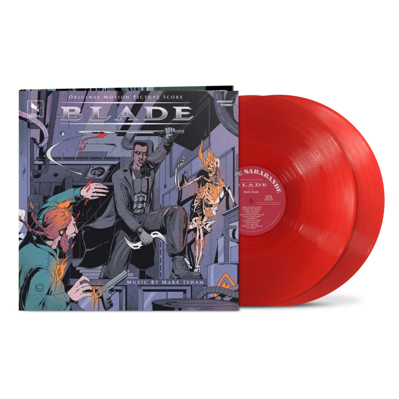 Blade (Original Motion Picture Score) Deluxe Edition Translucent Ruby Red Vinyl 2LP