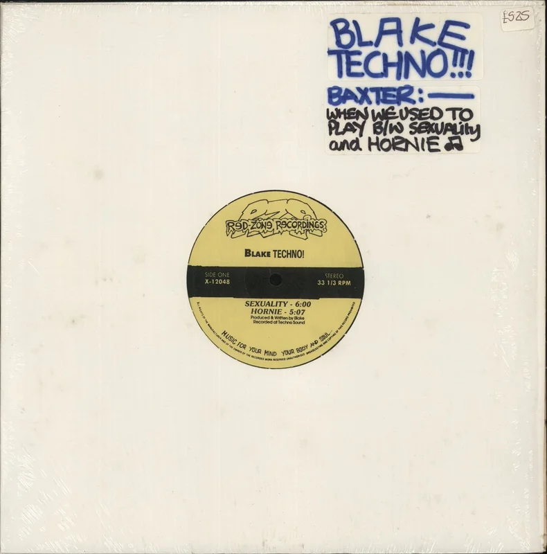 Blake Baxter Blake Techno! US 12" vinyl