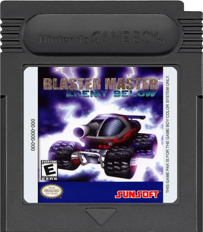 Blaster Master Enemy Below - GAMEBOY COLOR