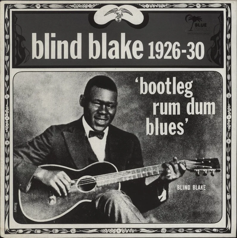 Blind Blake 1926-30 - Bootleg Rum Dum Blues UK Vinyl LP