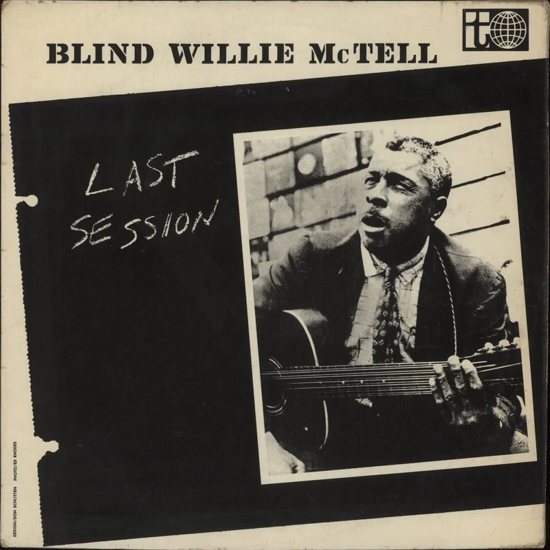 Blind Willie McTell Last Session - VG UK Vinyl LP