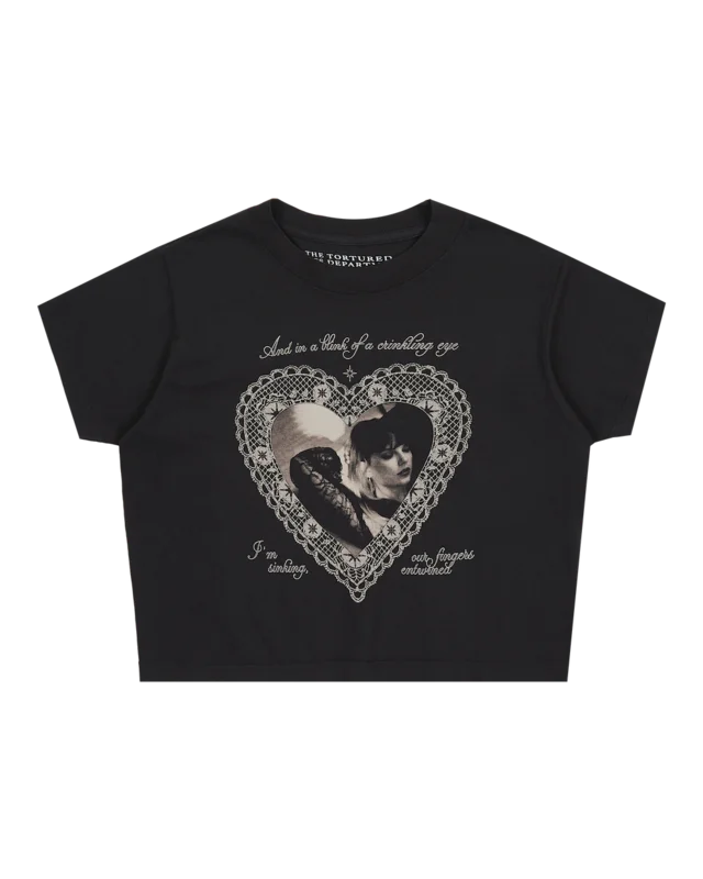 Blink Of A Crinkling Eye Crop T-Shirt