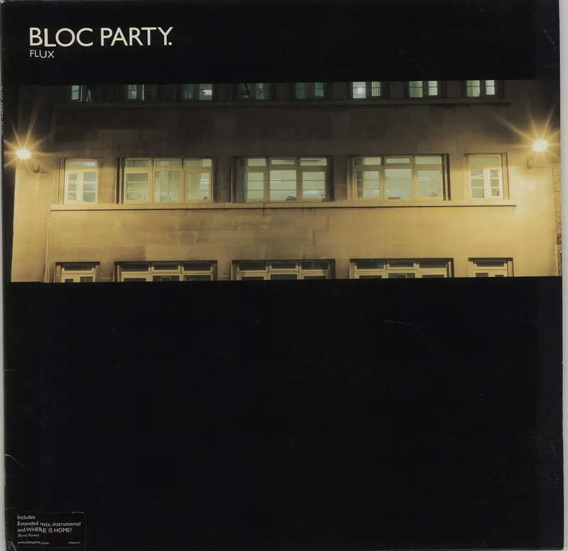 Bloc Party Flux - Clear Vinyl UK 12" vinyl
