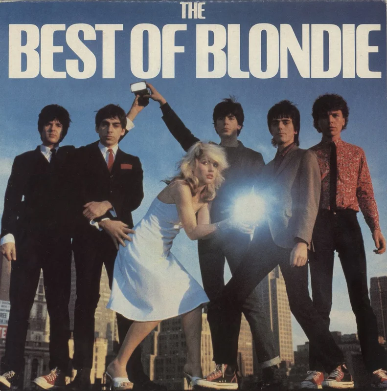 Blondie The Best Of Blondie - 1st - Gold Promo Stamped UK Vinyl LP