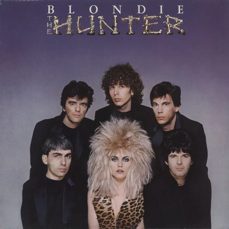 Blondie The Hunter - Gold Promo Stamp UK Vinyl LP