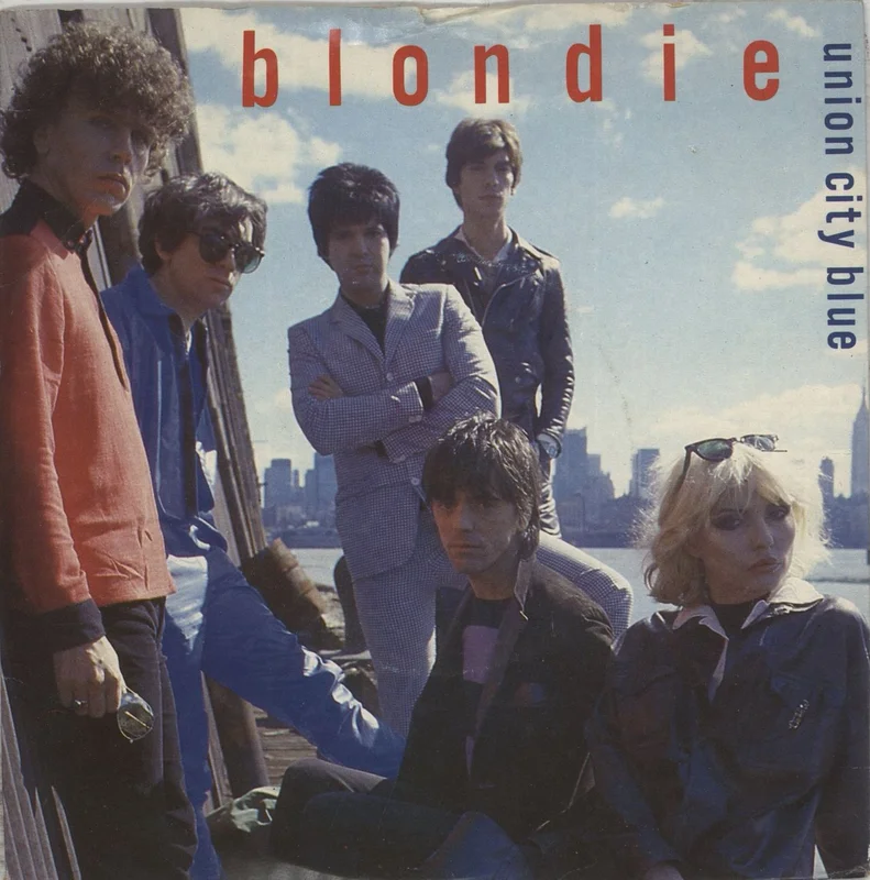 Blondie Union City Blue - wide French 7" vinyl