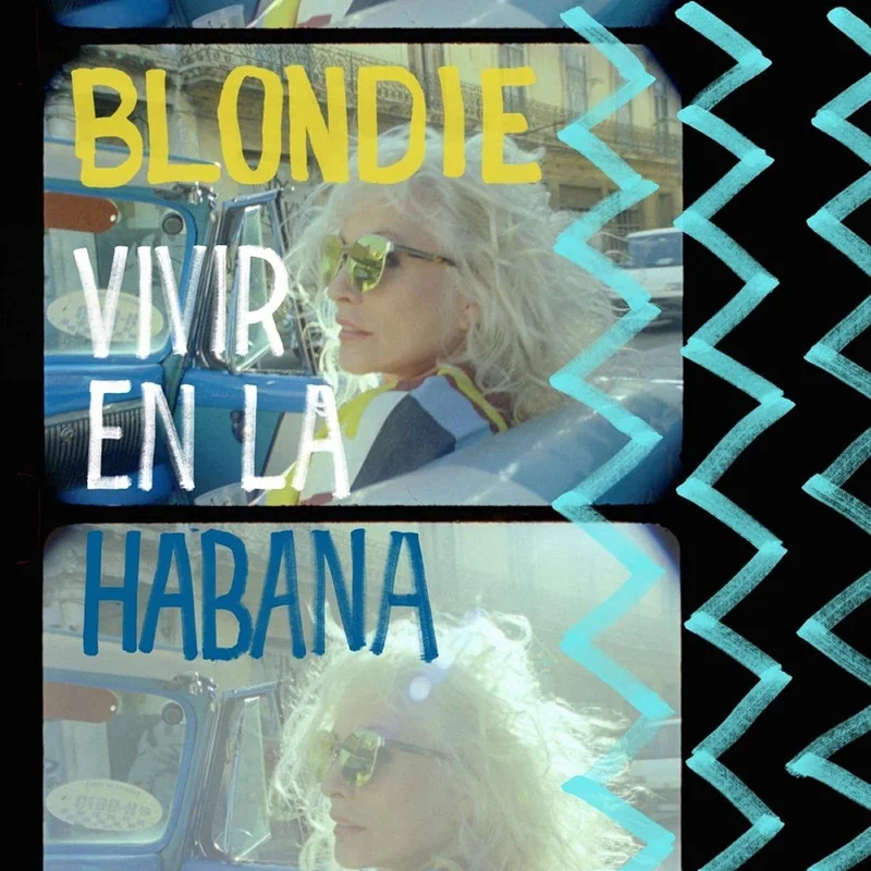 Blondie Vivir En La Habana - Blue Vinyl - Sealed UK Vinyl LP