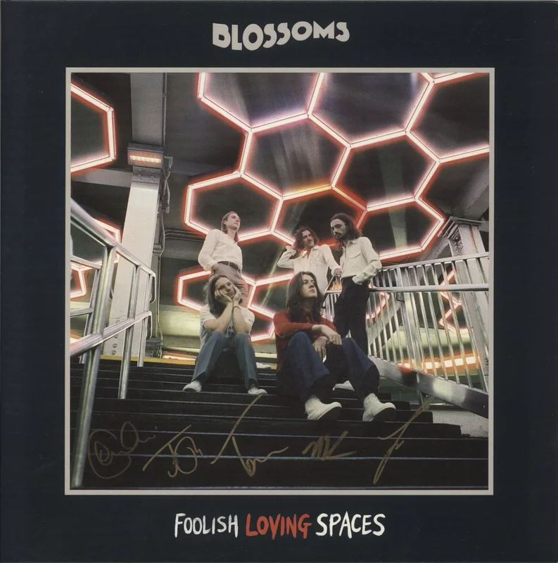 Blossoms Foolish Loving Spaces - Glow in the Dark Vinyl + Autographed UK Vinyl LP