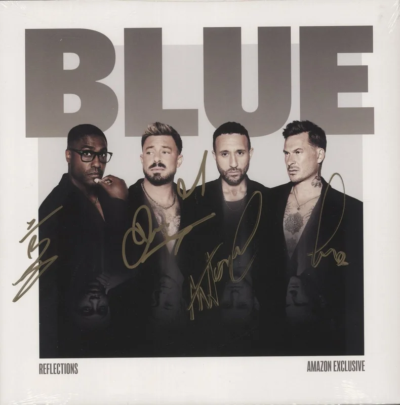 Blue (00s) Reflections - Silver Vinyl, Alternate Cover + Autographed - Sealed UK Vinyl LP
