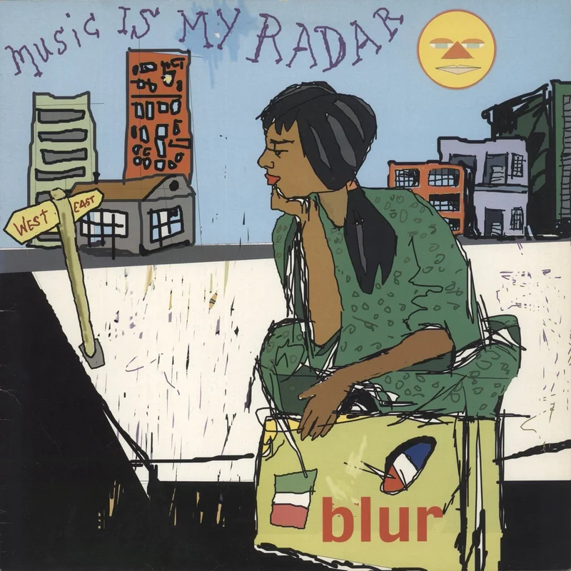Blur Music Is My Radar UK Promo 12" vinyl