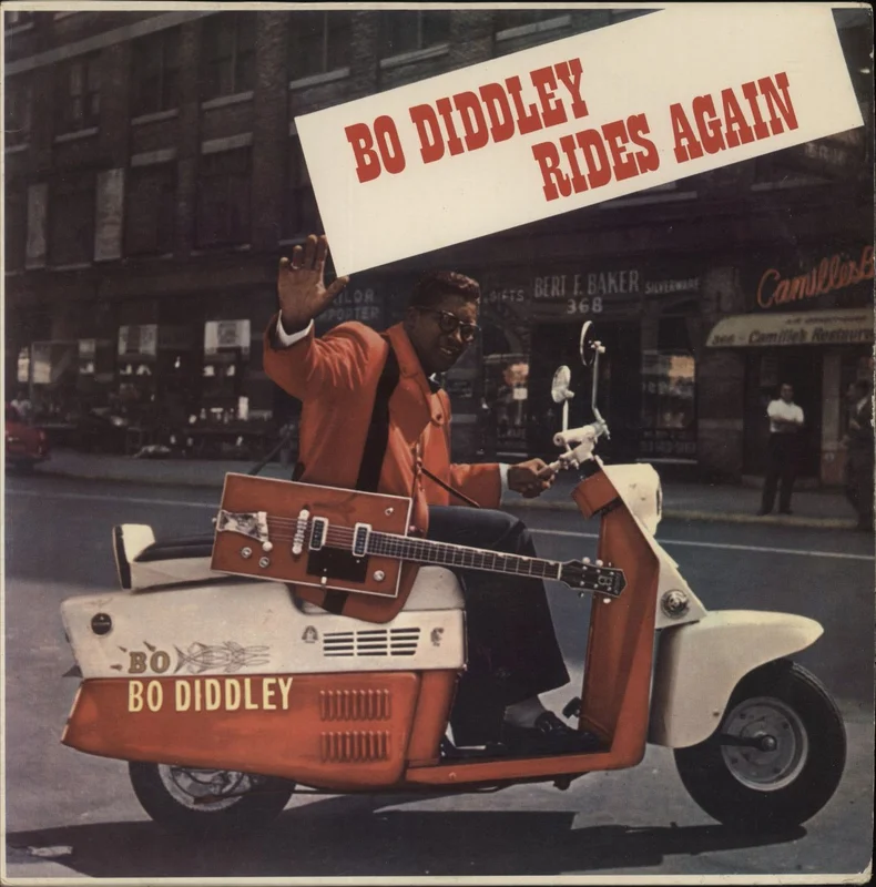 Bo Diddley Rides Again - EX UK Vinyl LP