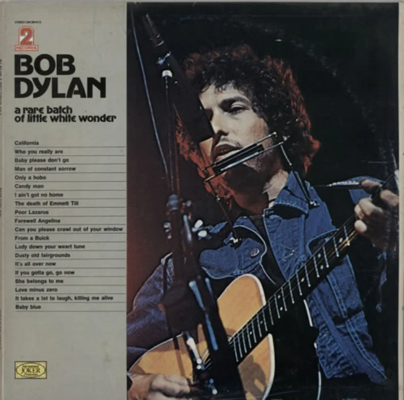 Bob Dylan A Rare Batch Of Little White Wonder - VG Sleeve Italian 2-LP vinyl set